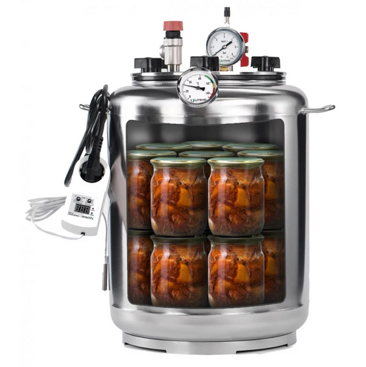 Autoklaw A-16 Electro (Uniwersalny) – na 16 puszek do konserwacji stal nierdzewna