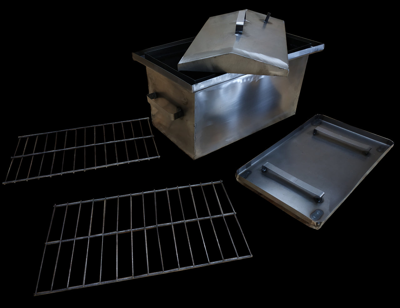 Wędzarnia Metal-najlepsza pochodna-mini dla | 1mm | 450x250x250 mm | walcowanie na zimno