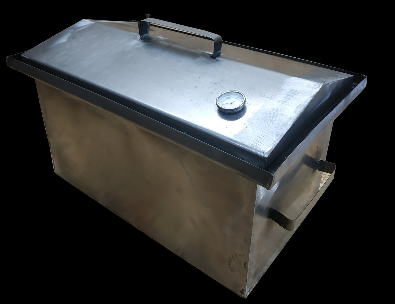 Najlepszy pochodny metalu wędzarni z termometrem | 1mm | 500x300x300mm | walcowanie na zimno