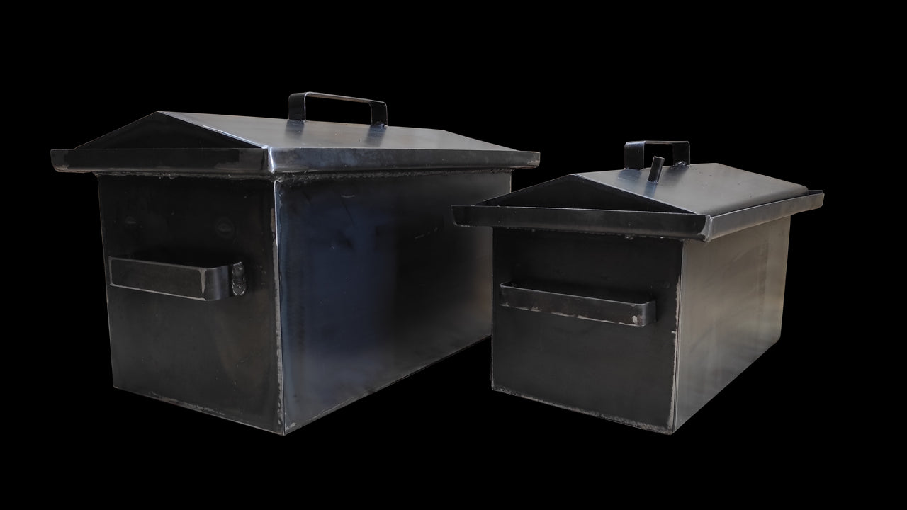 Wędzarnia Metal-Best Home mini + термометр | 2 мм | 450x250x250 мм | walcowanie na zimno