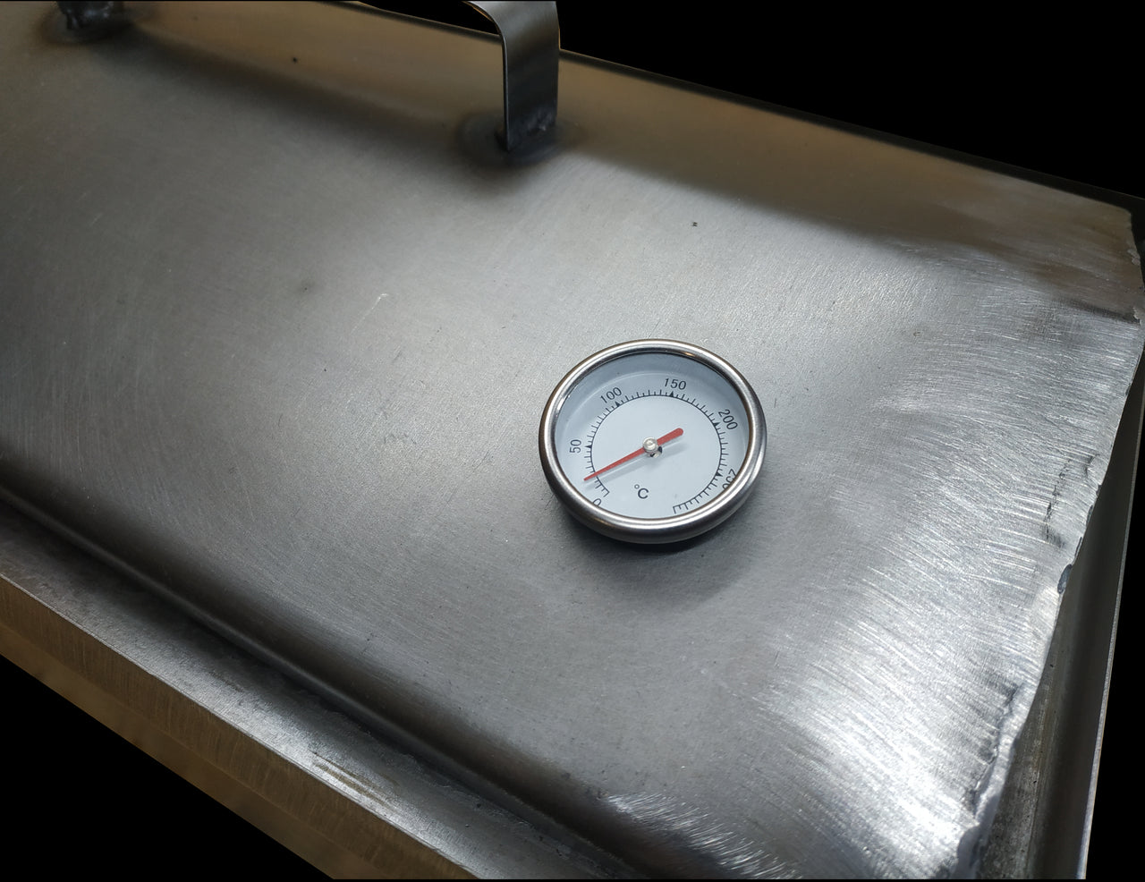 Wędzarnia Metal-Best Derivative-mini z termometrem | 1mm | 450x250x250 mm | walcowanie na zimno