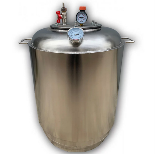 Autoklaw A-60 Electro (Uniwersalny) - na 60 puszek, chłodzenie wodne do konserwacji stal nierdzewna