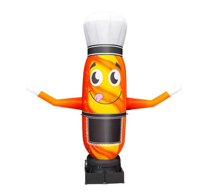 Inflatable loaf of bread with hands 340 cm for outdoor advertising of bakery and bread shop