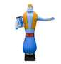 Inflatable man 340 cm with a bright design for a construction supermarket