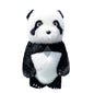 Inflatable panda costume with long fur 240 cm for animators