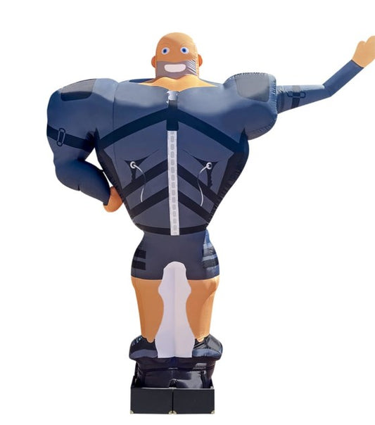 Inflatable gym advertising aeroman 340 cm with backlight