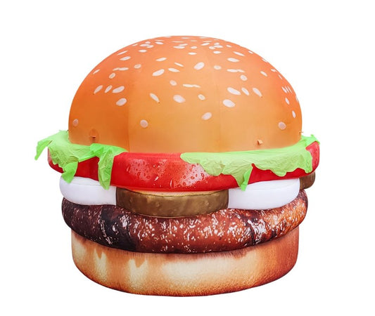 Classic inflatable burger 4m