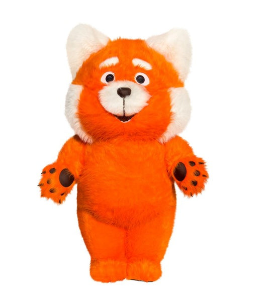 Inflatable Red Bear Costume with Fan and Battery 260 cm