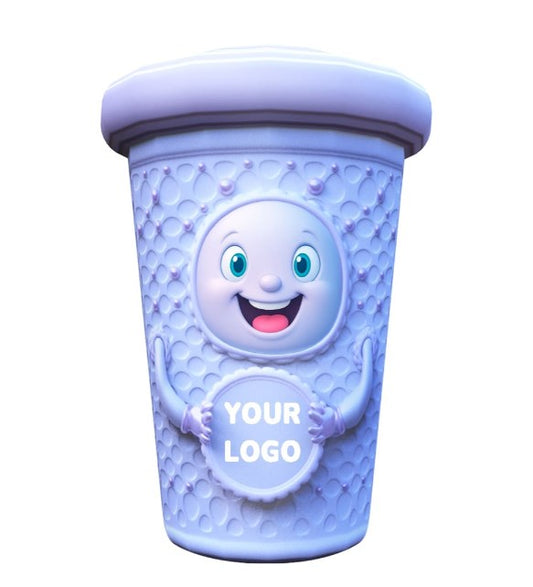 Inflatable airtight coffee cup figure 2 M (6.6 FT)