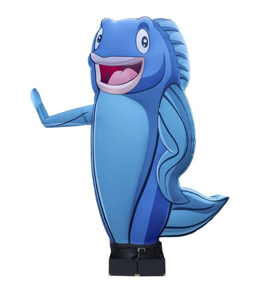 Inflatable fish aeromen 340 cm for outdoor advertising of a seafood store