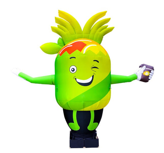 Inflatable Waving Character Vegetable 340cm with Fan for Outdoor Grocery Store Advertising