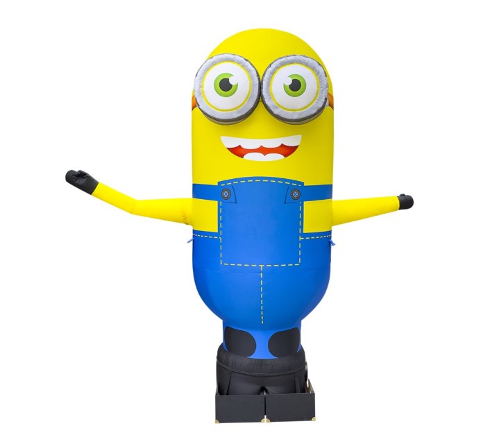 Inflatable aeroman 340 cm in the form of a hero for a children's clothing store