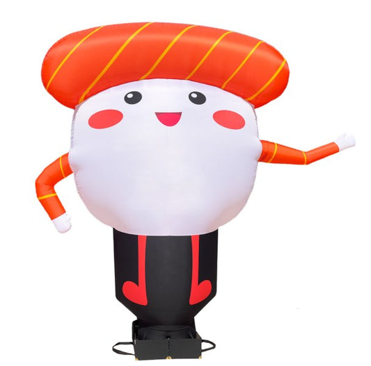 Inflatable sushi figure 340 cm with fan for sushi bar advertising