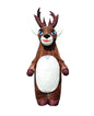 Inflatable plush deer costume, fan and battery, height 260 cm