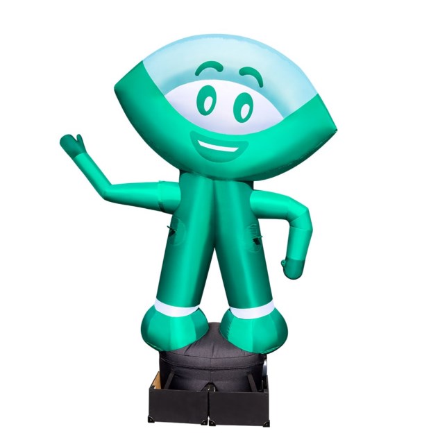 Inflatable figure Plantain 340 cm for pharmacy with fan outdoor advertising