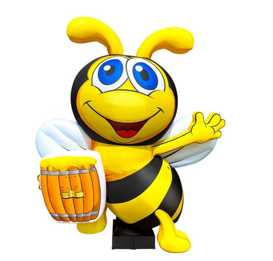 Inflatable figure "bee" for a honey store  3m
