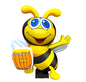 Inflatable figure "bee" for a honey store  3m