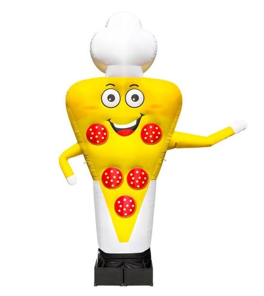 Inflatable pizza slice 340 cm with fan for outdoor advertising of pizzeria
