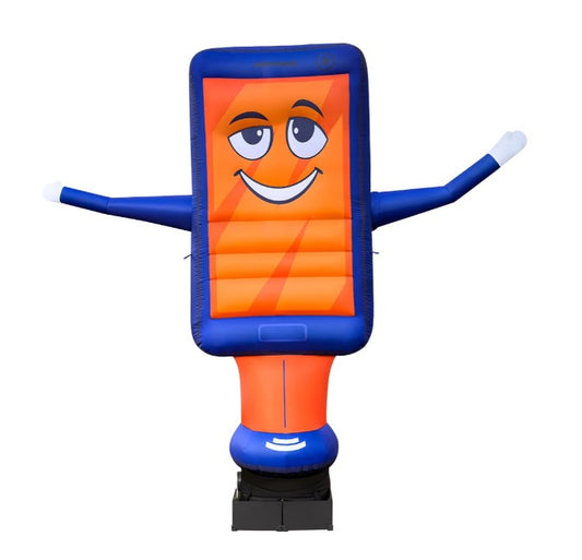 Aeroman telephone 340 cm for outdoor advertising of electronics store