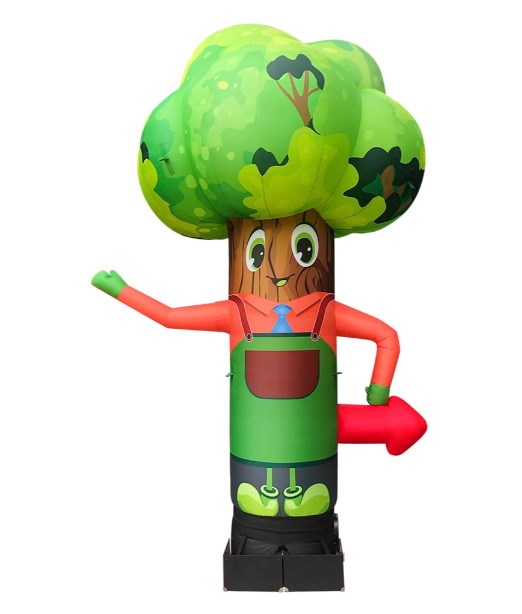 Inflatable tree man for outdoor advertising of garden centers 340 cm