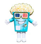 Inflatable popcorn costume for animators 240 cm with fan and battery