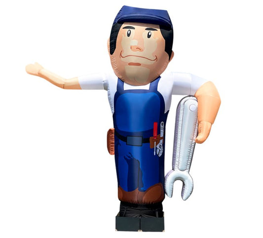 Inflatable man - "Service Station Worker"