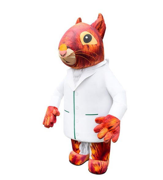 Inflatable doctor squirrel costume for animators 2.6 meters