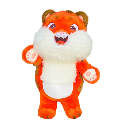 Inflatable hamster costume for animators 2.4 meters with fan and battery
