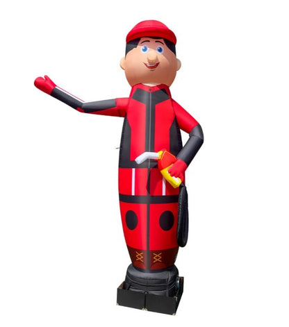 Inflatable figure Gas Station Worker 340 cm with fan outdoor gas station advertising