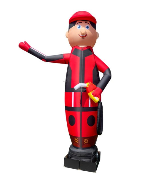 Inflatable figure Gas Station Worker 340 cm with fan outdoor gas station advertising