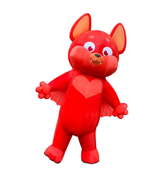 Inflatable mouse costume 240 cm with wings for animators
