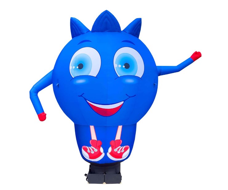 Inflatable blueberry for grocery store advertising 340cm