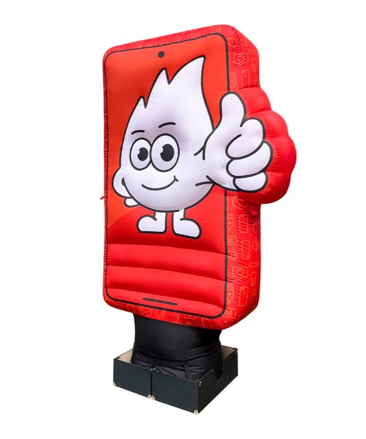 Rostov figure phone street advertising 2.4m