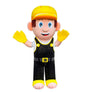 Inflatable animator costume master 240 cm with fan and battery