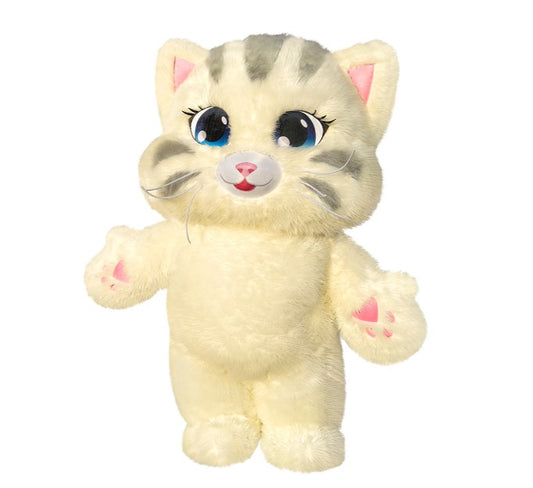 Inflatable cat costume 260 cm for animator with 4-hour battery and 60 W fan