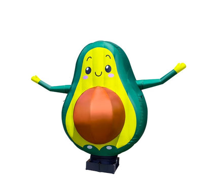 Inflatable avocado hand-held 340 cm for outdoor advertising of fruit shop