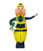 Inflatable advertising man 340 cm for product demonstration on the street