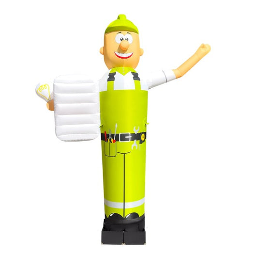 Inflatable handcuff 340 cm for outdoor advertising of a hardware store