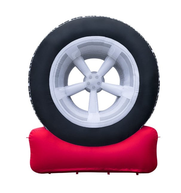 Inflatable replica wheel tire fitting 2.7m