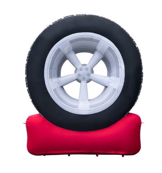 Inflatable replica wheel tire fitting 2.7m