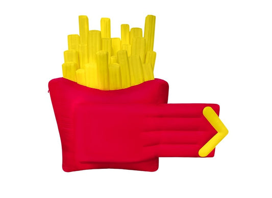 Inflatable potato replica 3m