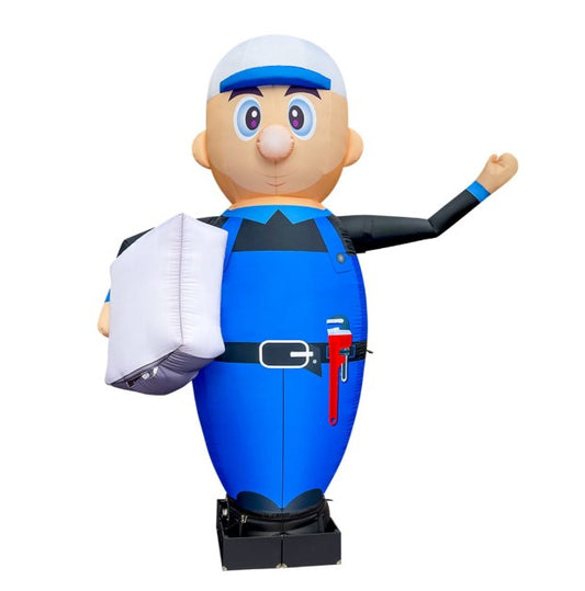 Inflatable call - "Street advertising of building materials"