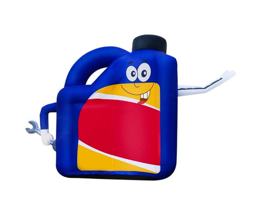 Inflatable figure Canister 340cm with fan outdoor advertising for auto parts store