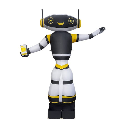 Inflatable robot aeroman 340 cm for outdoor advertising of electronics store
