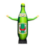 Inflatable bottle 340 cm with fan for outdoor advertising of a beverage store