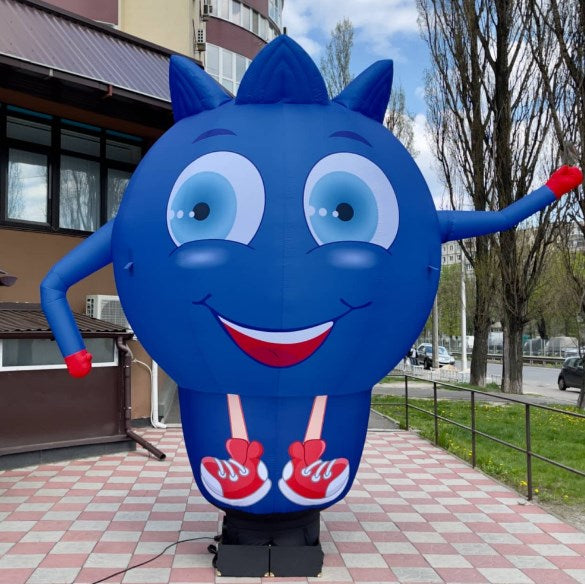 Inflatable blueberry for grocery store advertising 340cm
