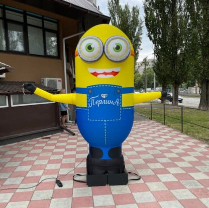 Inflatable aeroman 340 cm in the form of a hero for a children's clothing store
