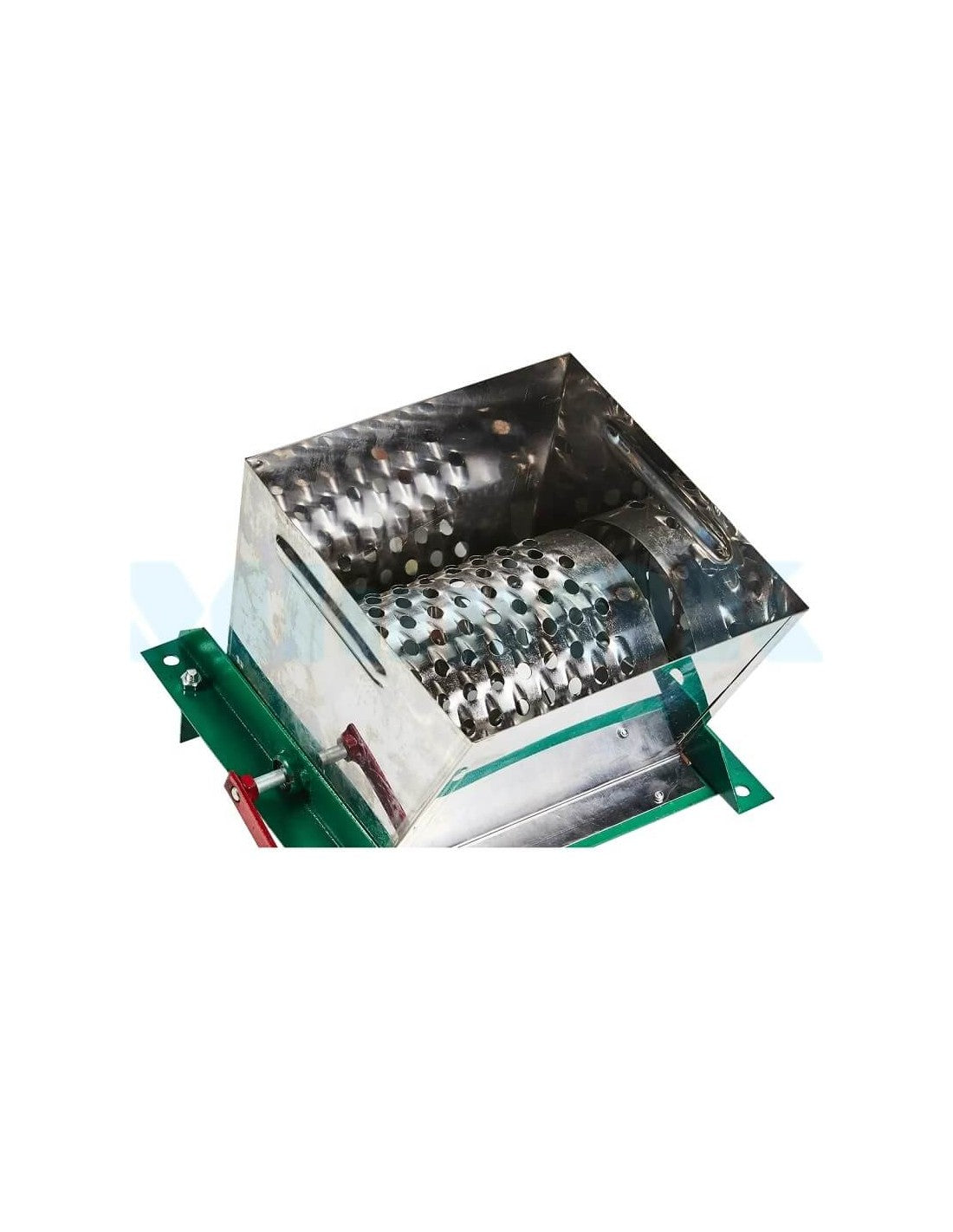 Przecinarka bębnowa ręczna Koza-Nova mini ze stali nierdzewnej (do warzyw, owoców, roślin okopowych)