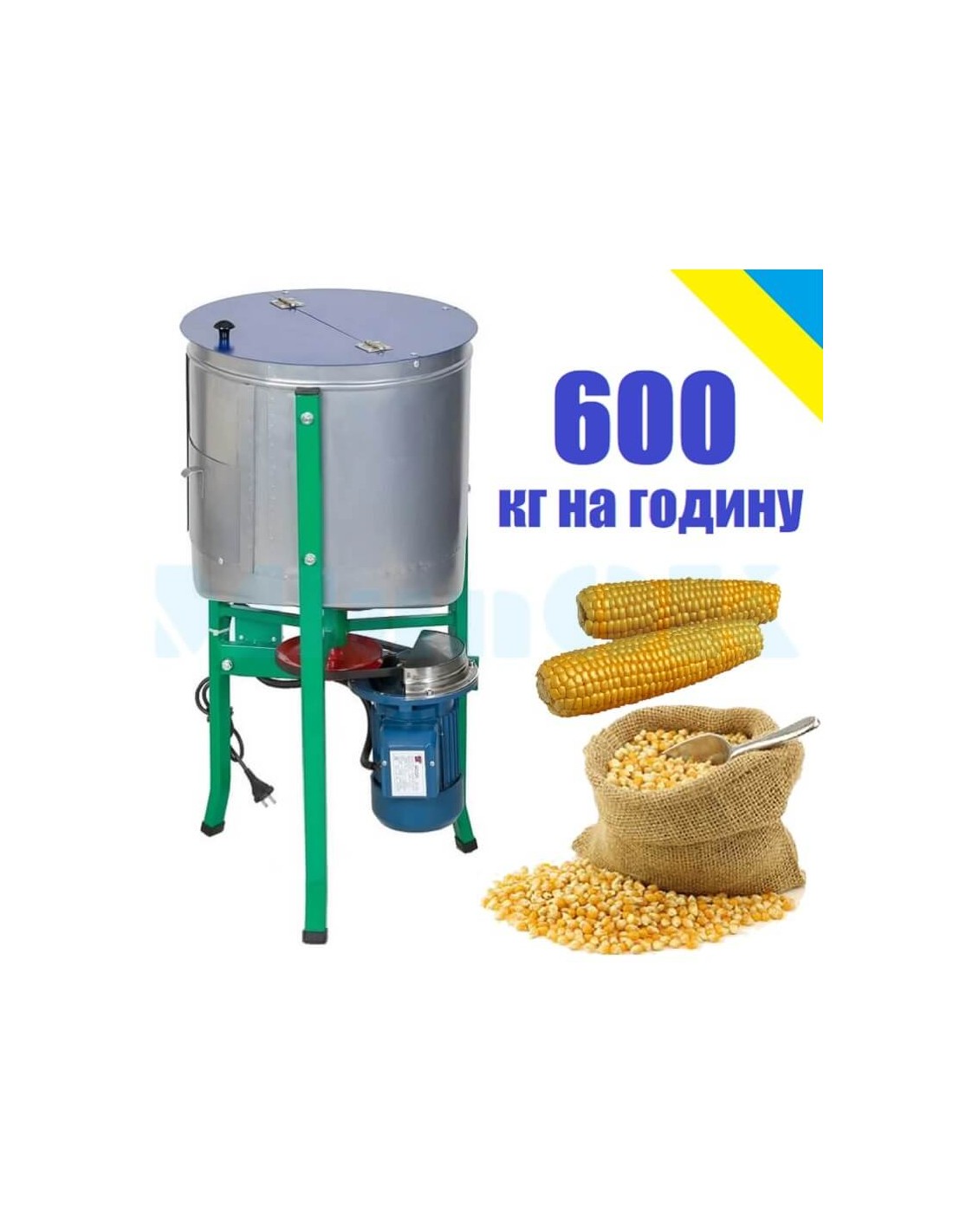 Łuszczarka do kukurydzy Beczka 45 l (1,5 kW, 600 kg/godz.)