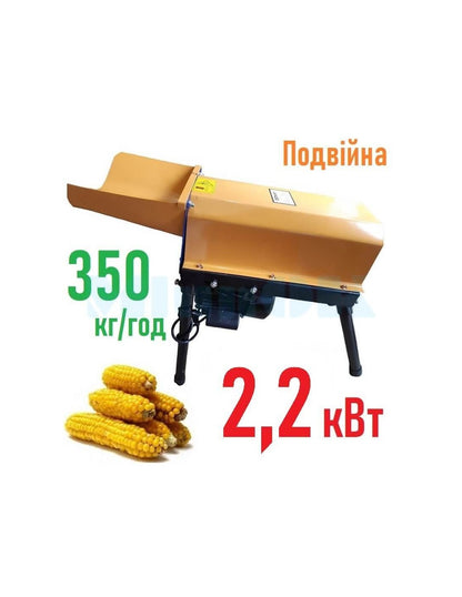 Podwójna łuskarka do kukurydzy Donny DY-003 (2,2 kW, 350 kg/godz.)
